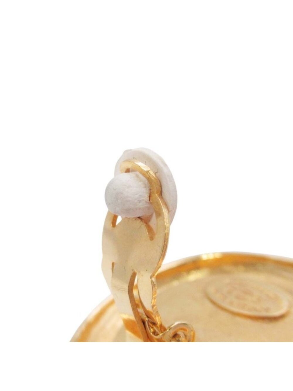Chanel Vintage Circle Pearl Cambon Earrings Round - Picture 6 of 8